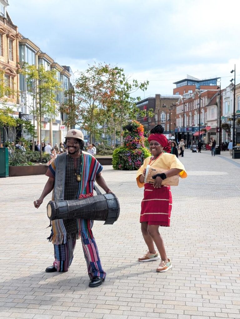 Bata dance and drumming perforance